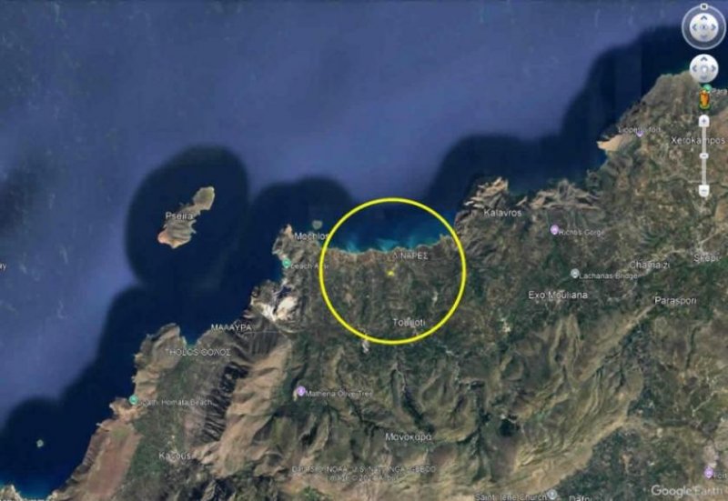 Mochlos Kreta, Mochlos: Grundstück mit Meerblick zu verkaufen Grundstück kaufen